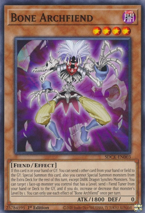 Bone Archfiend (SDCK-EN003) [SDCK]
