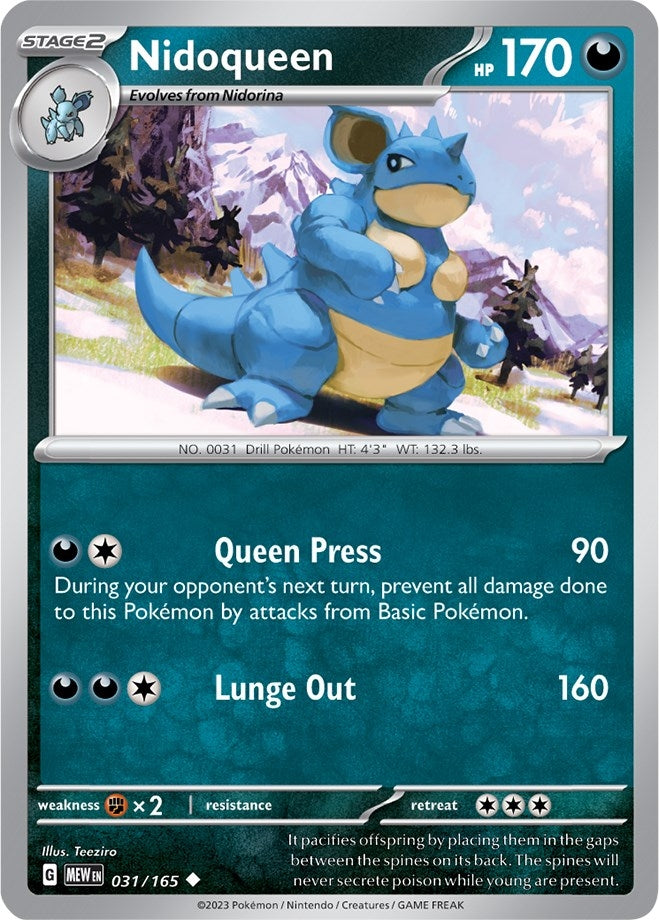 Nidoqueen (031/165) [MEW]