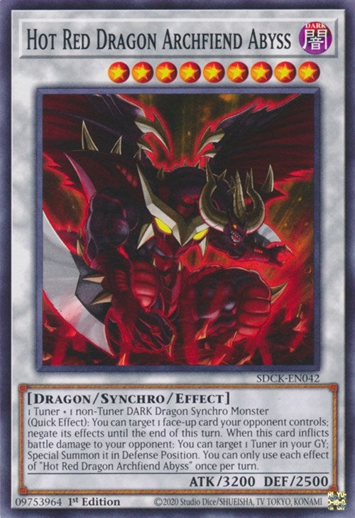 Hot Red Dragon Archfiend Abyss (SDCK-EN042) [SDCK]