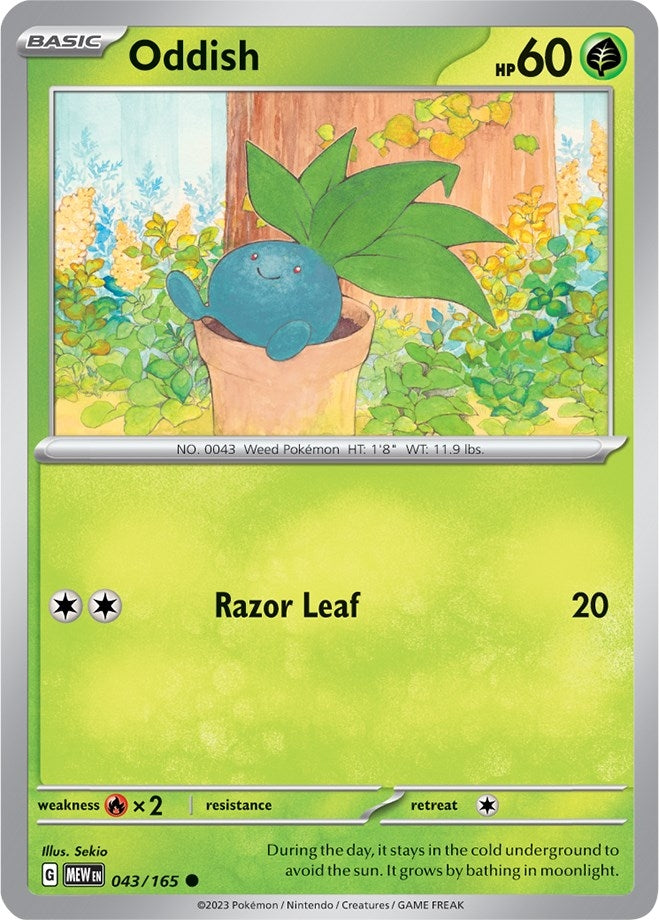 Oddish (043/165) [MEW]