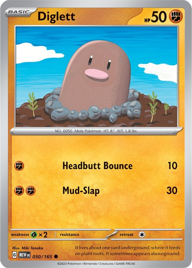 Diglett (050/165) [MEW]