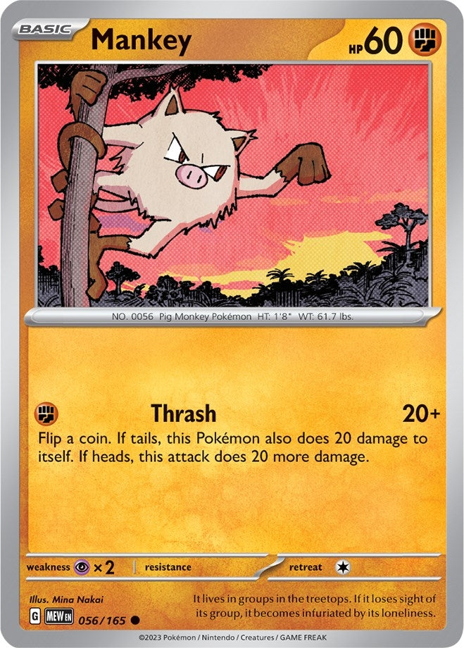 Mankey (056/165) [MEW]