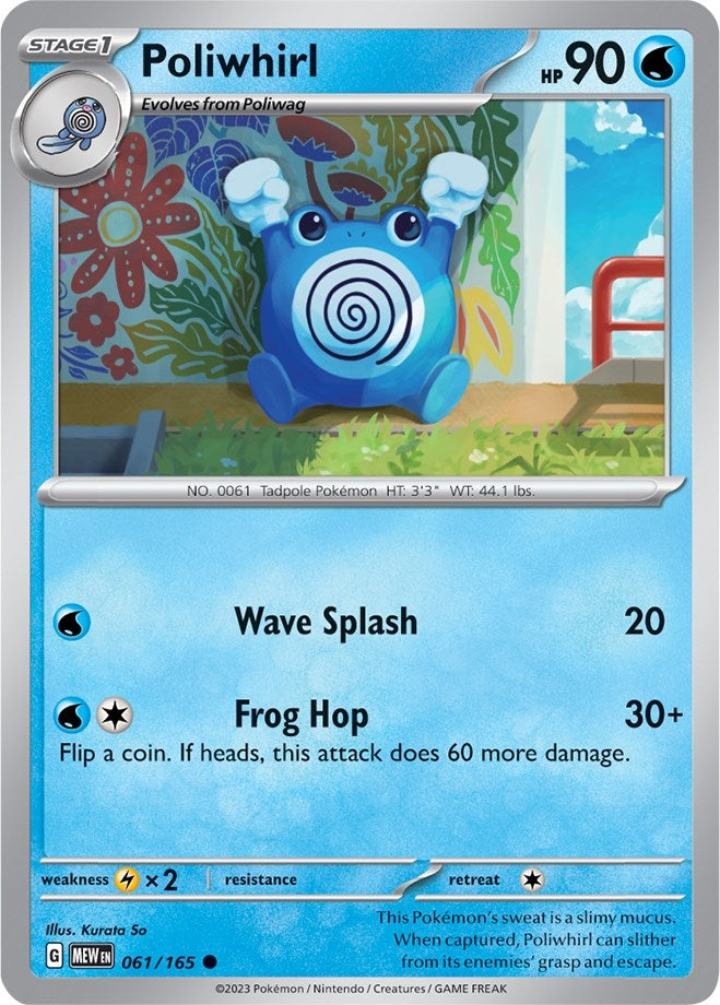 Poliwhirl 061 165 (061/165) [MEW]