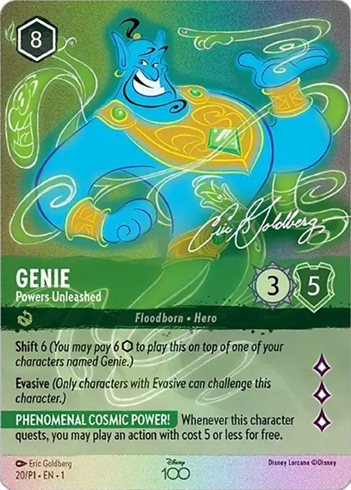 Genie Powers Unleashed Alternate Art (20) [D100]