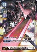 Image for Omnimon Zwart Defeat (Resurgence Booster Reprint) [Resurgence Booster]