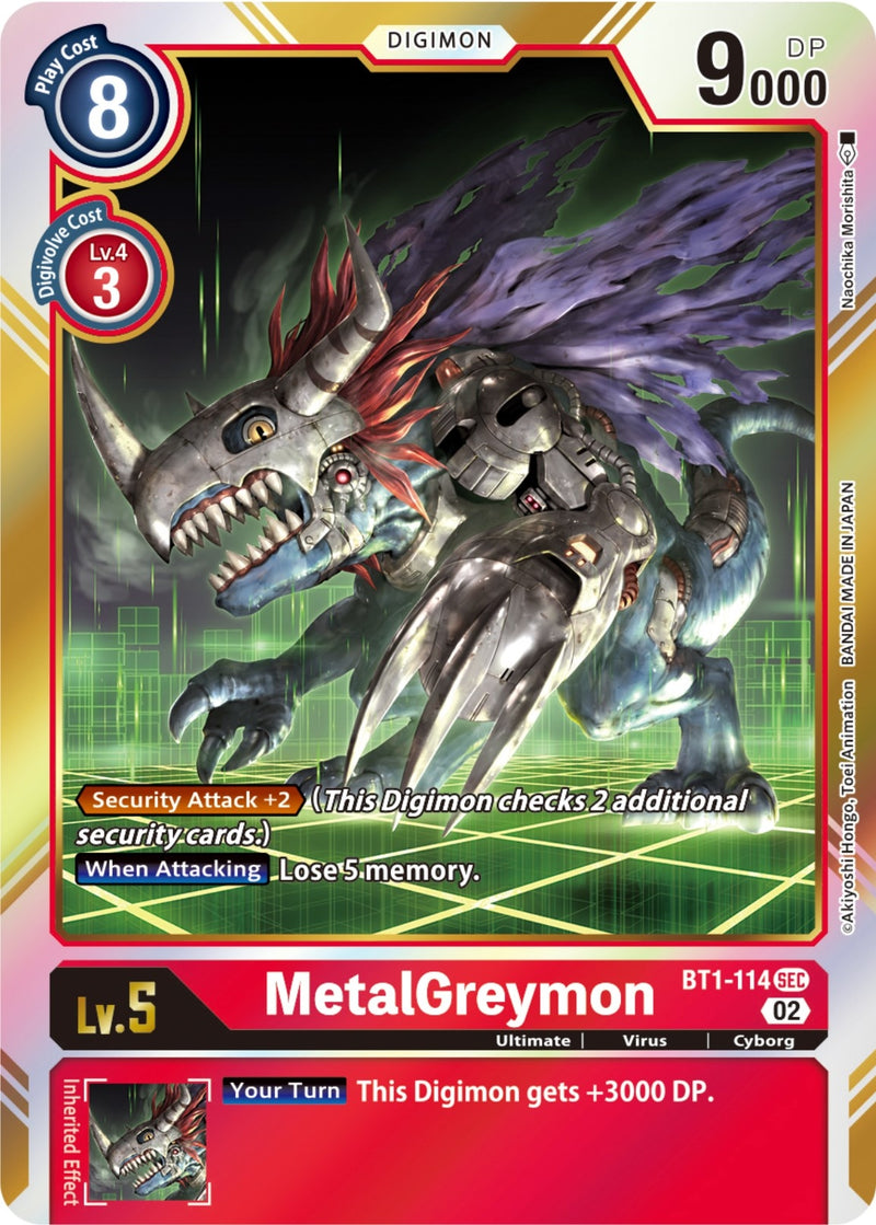 Image for MetalGreymon (Resurgence Booster Reprint) [Resurgence Booster]