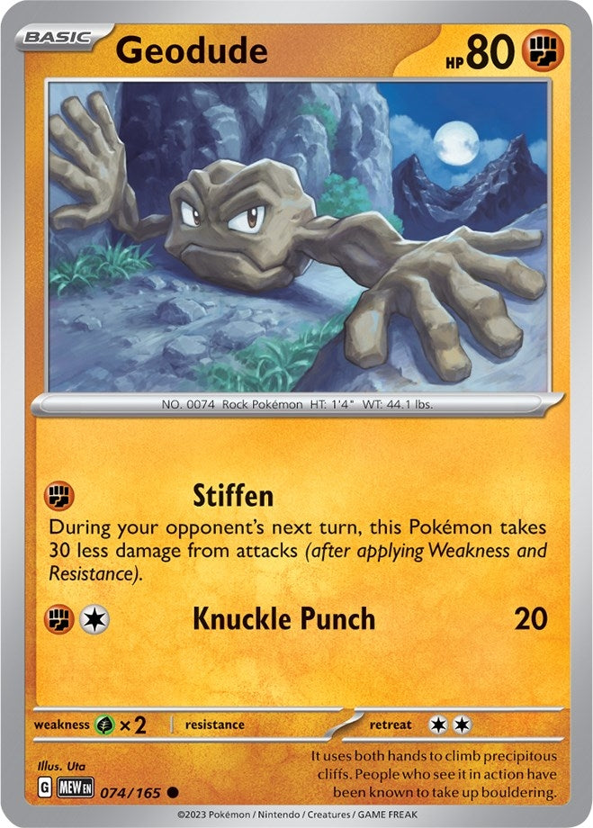 Geodude (074/165) [MEW]
