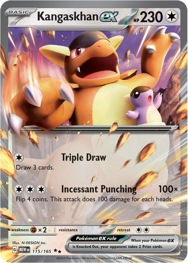 Kangaskhan ex 115 165 (115/165) [MEW]