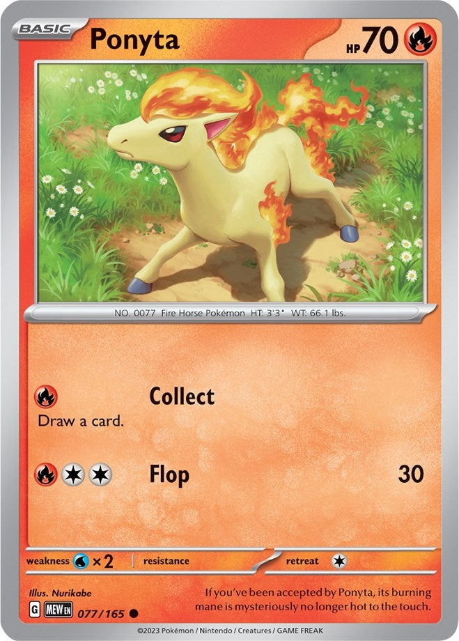Ponyta (077/165) [MEW]