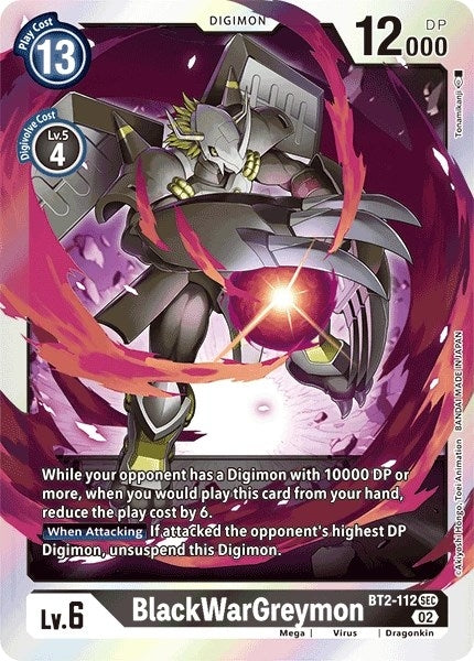 Image for BlackWarGreymon (Resurgence Booster Reprint) [Resurgence Booster]