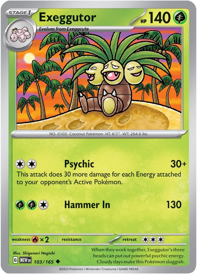 Exeggutor (103/165) [MEW]