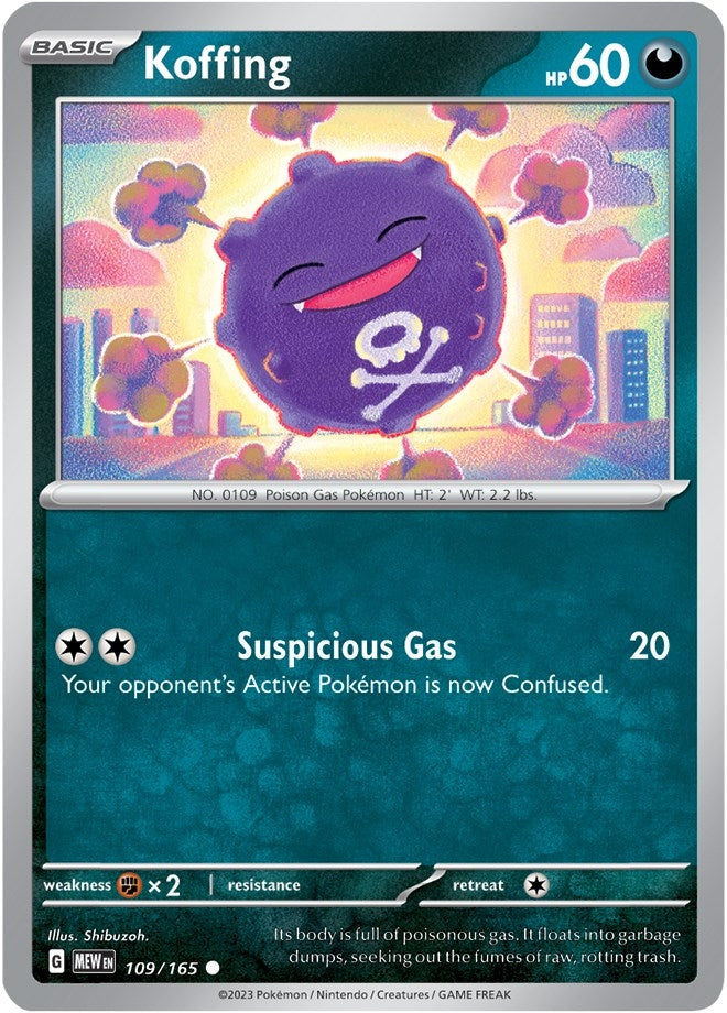 Koffing (109/165) [MEW]
