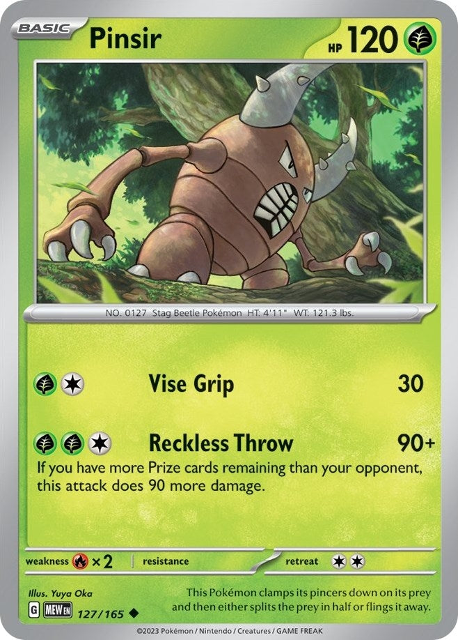 Pinsir (127/165) [MEW]
