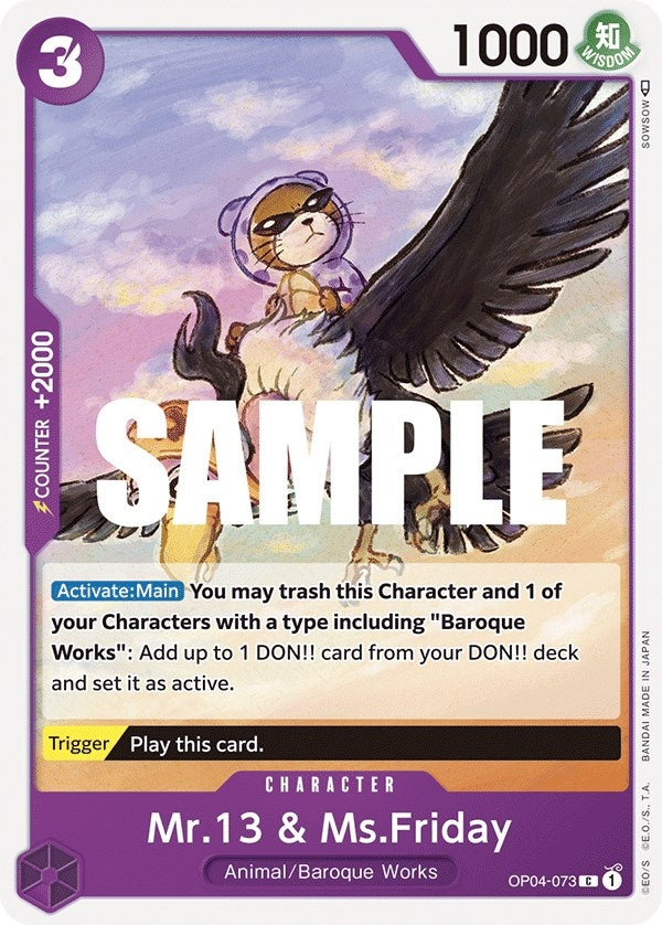 Mr.13 & Ms.Friday (OP04-073) [OP04]