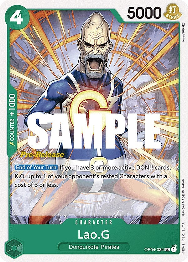 LaoG (OP04-034) [OP04 PRE]
