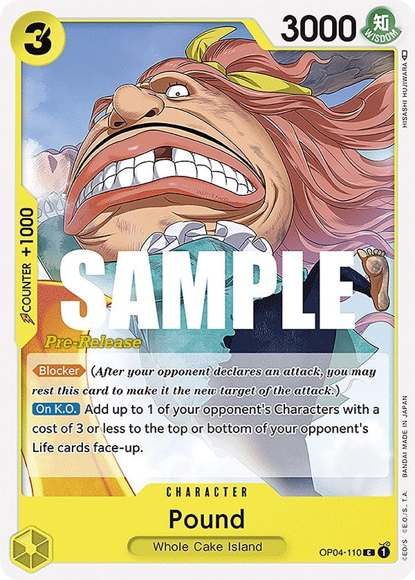 Pound (OP04-110) [OP04 PRE]