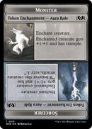 Monster Role / Sorcerer Role // Royal Role / Young Hero Role Double-Sided Token [Wilds of Eldraine Tokens]
