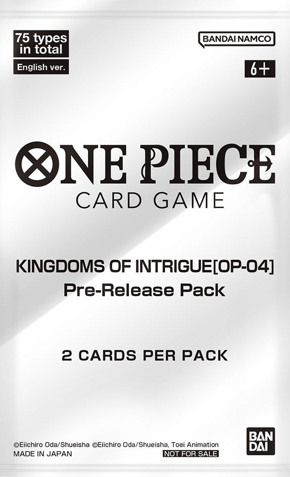 Kingdoms of Intrigue Pre Release Pack [OP04 PRE]