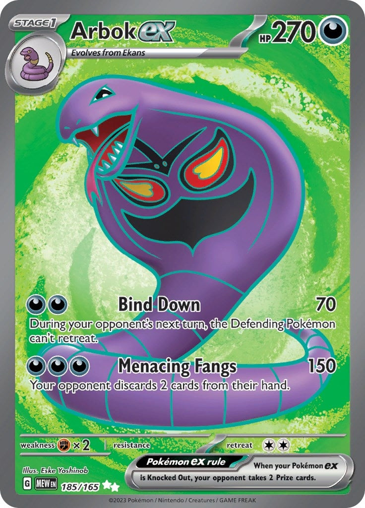 Arbok ex 185 165 (185/165) [MEW]