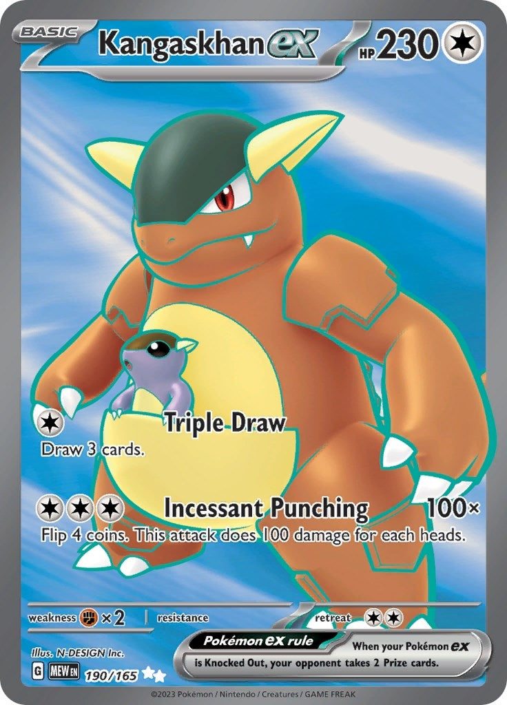 Kangaskhan ex 190 165 (190/165) [MEW]