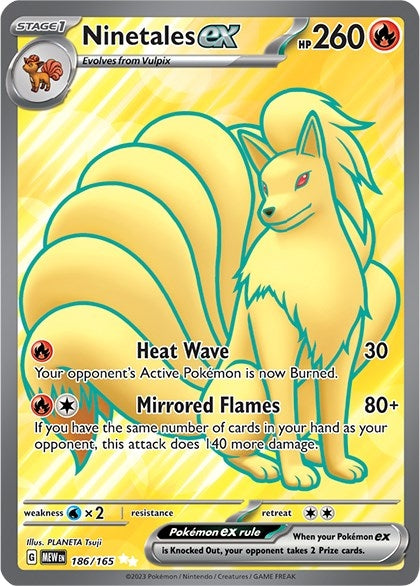 Ninetales ex 186 165 (186/165) [MEW]