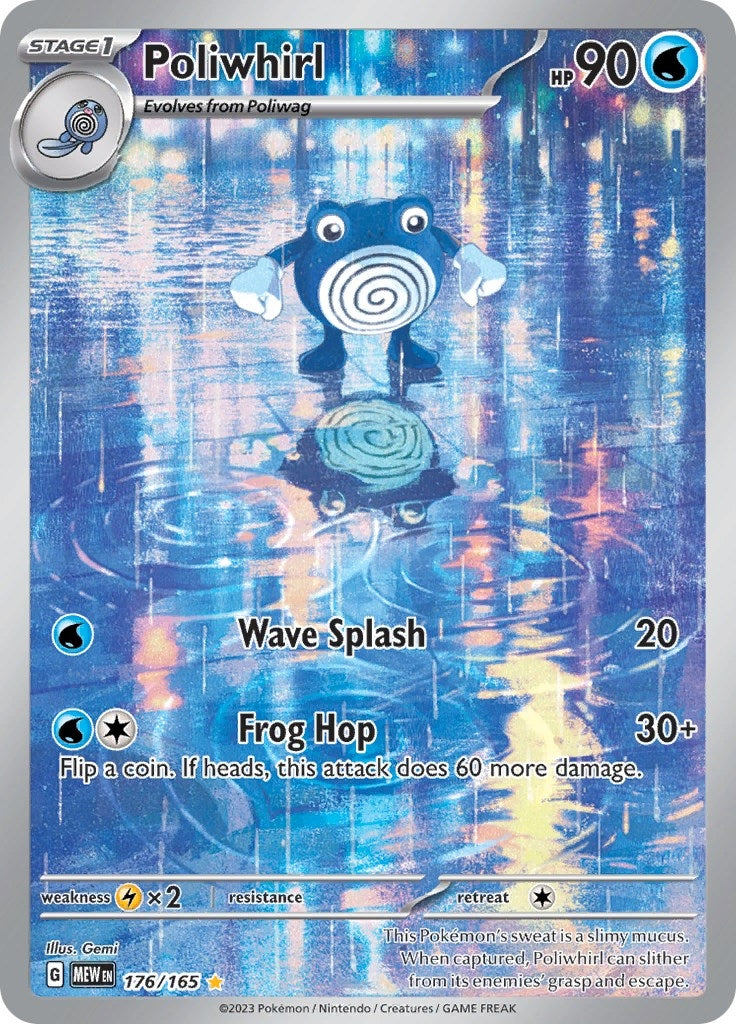 Poliwhirl 176 165 (176/165) [MEW]
