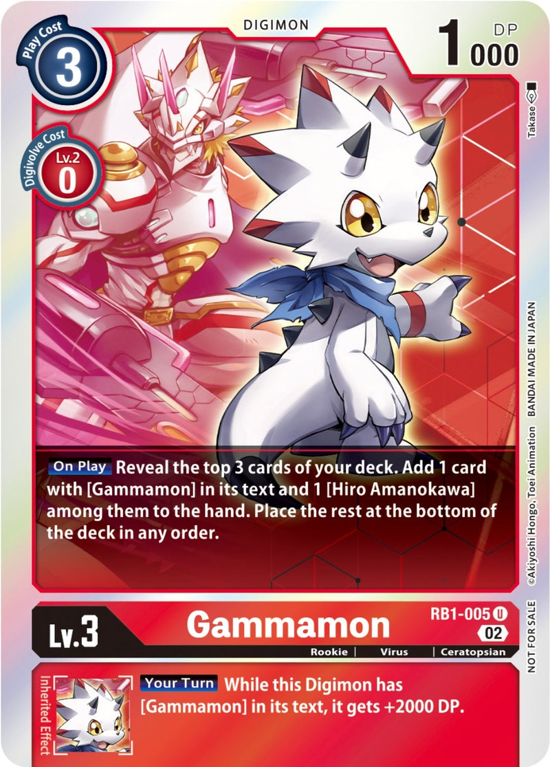 Image for Gammamon - RB1-005 (Resurgence Booster Box Promotion Pack) [Resurgence Booster]