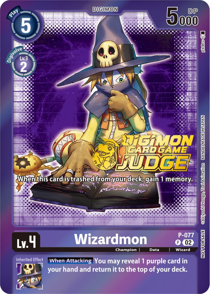 Image for Wizardmon - P-077 (Judge Pack 4) [Digimon Promotion Cards]