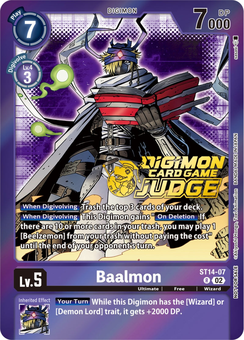 Image for Baalmon - ST14-07 (Judge Pack 4) [Starter Deck 14: Beelzemon Advanced Deck Set]