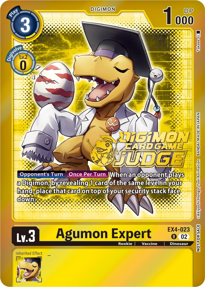Image for Agumon Expert - EX4-023 (Judge Pack 4) [Alternative Being Booster]