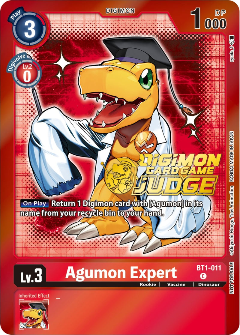 Image for Agumon Expert - BT1-011 (Judge Pack 4) [Release Special Booster]