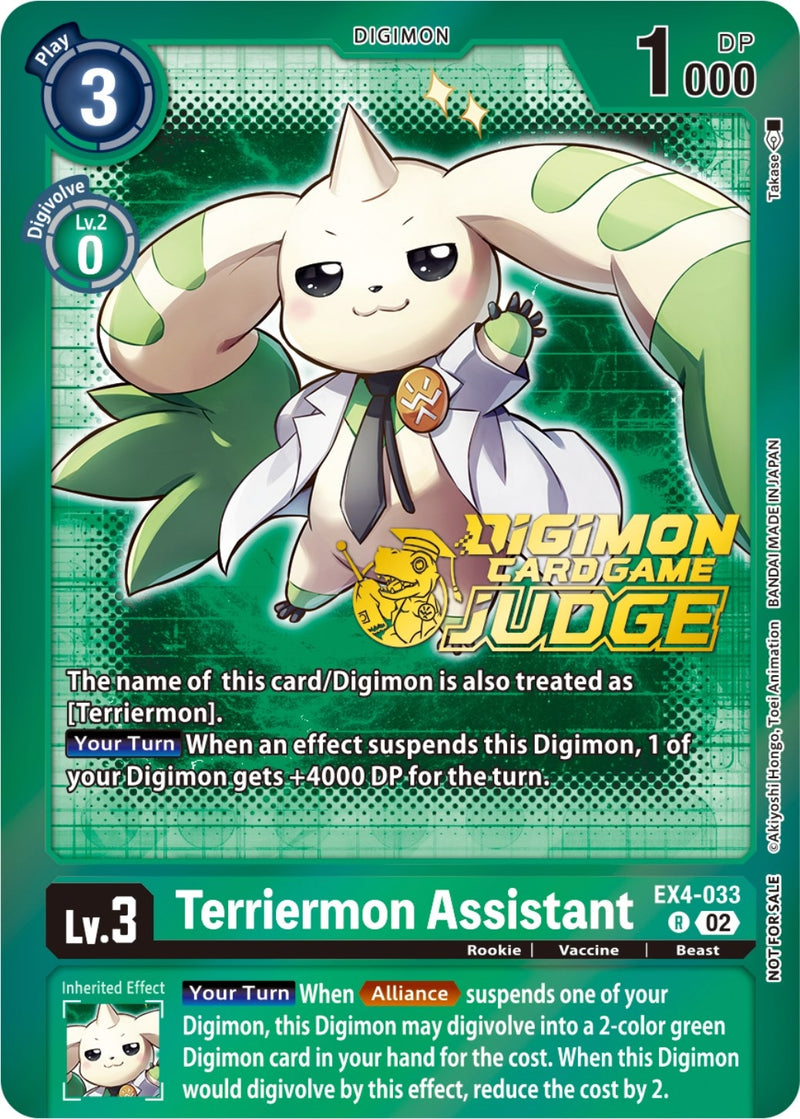 Image for Terriermon Assistant (Alternate Art) - EX4-033 (Judge Pack 4) [Alternative Being Booster]