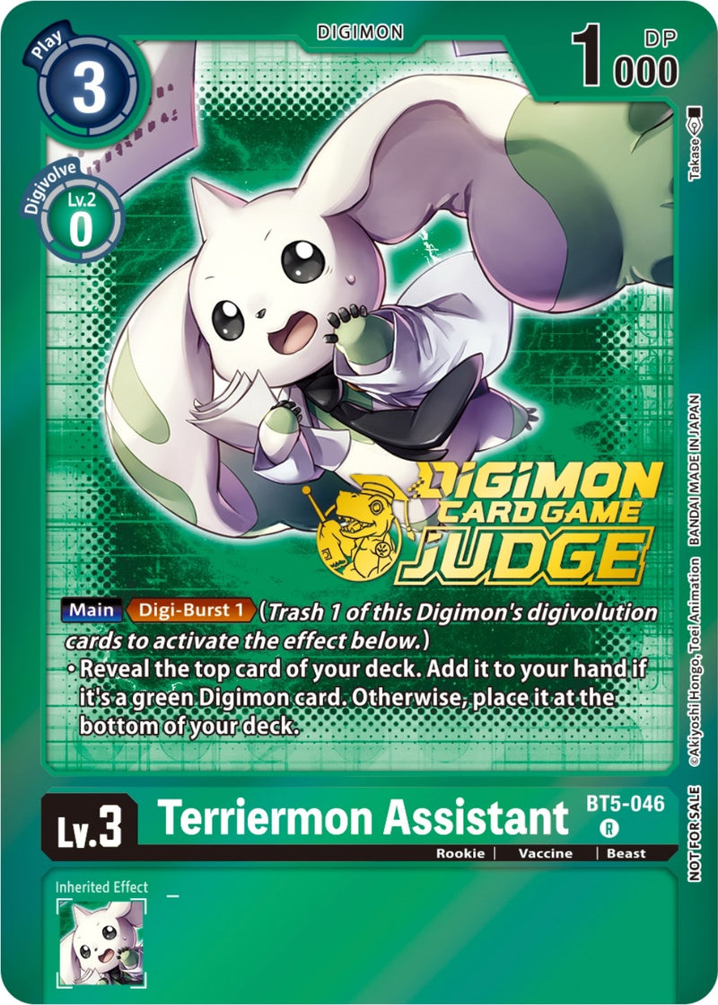 Image for Terriermon Assistant - BT5-046 (Judge Pack 4) [Battle of Omni]