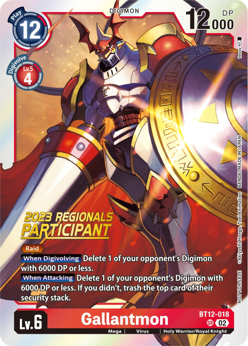 Image for Gallantmon (2023 Regionals Participant) [Across Time]