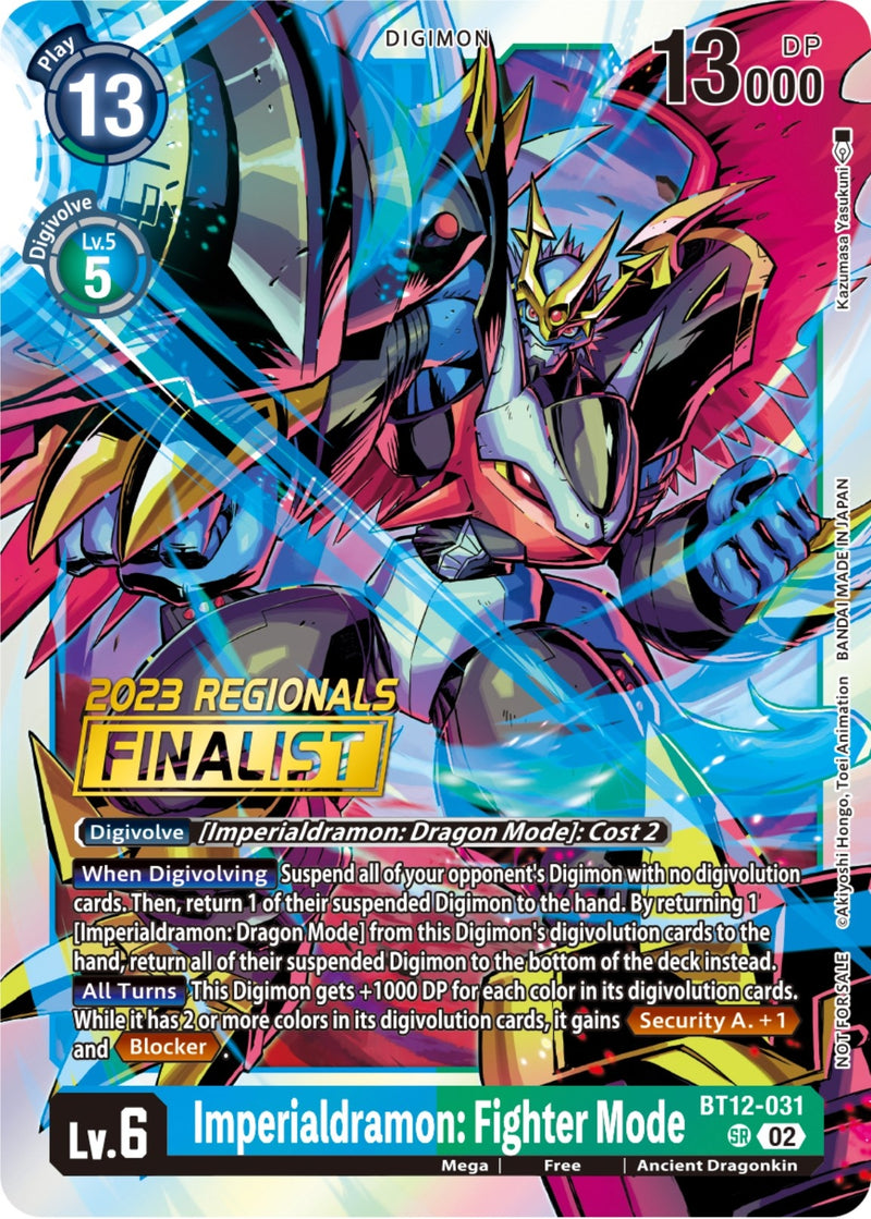 Image for Imperialdramon: Fighter Mode (2023 Regionals Finalist) [Across Time]