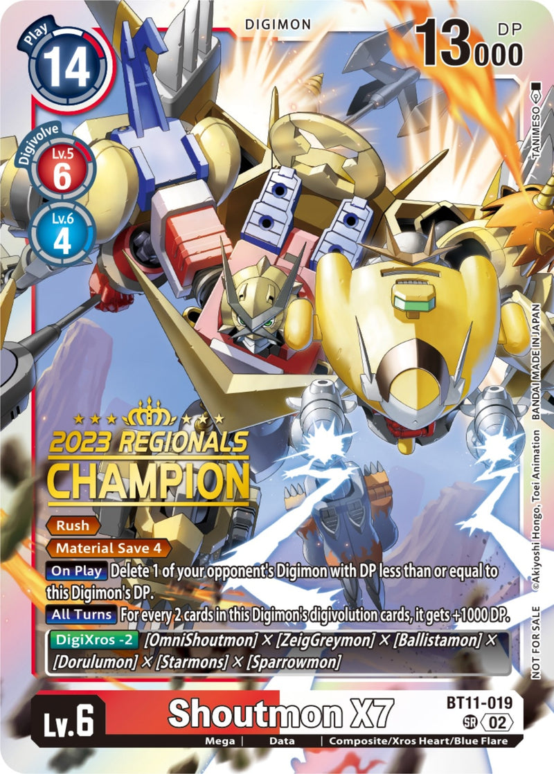 Image for Shoutmon X7 (2023 Regionals Champion) [Dimensional Phase]