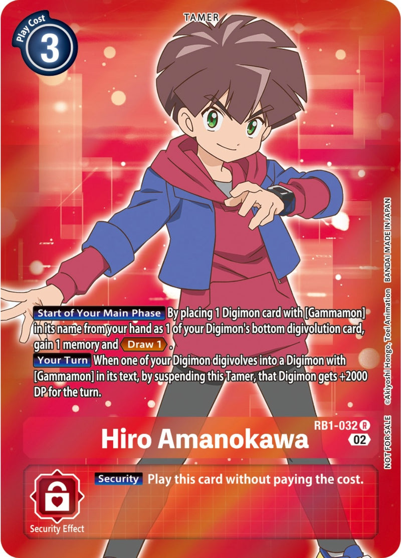 Image for Hiro Amanokawa (Resurgence Booster Box Promotion Pack) [Resurgence Booster]