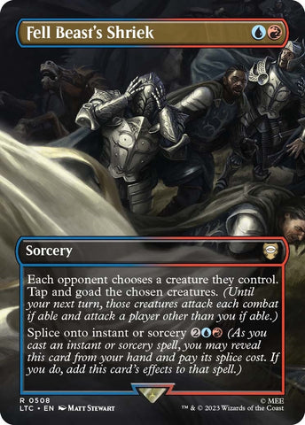 Fell Beast's Shriek (Borderless) [The Lord of the Rings: Tales of Middle-Earth Commander]