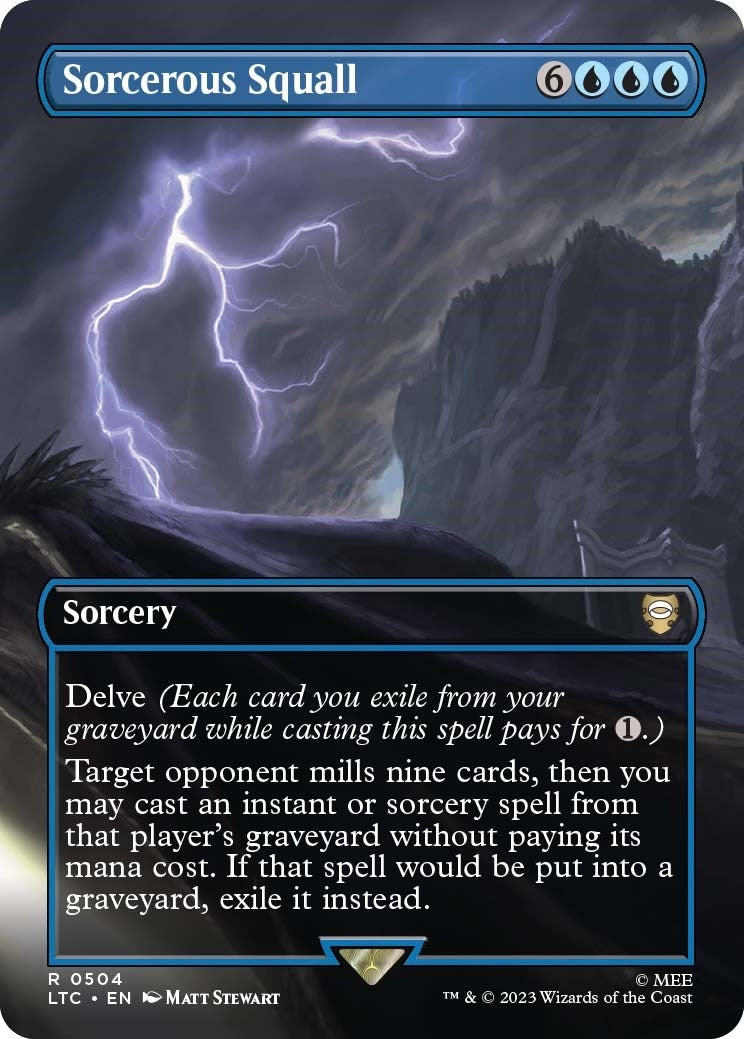 Sorcerous Squall Borderless (504) [LTC]