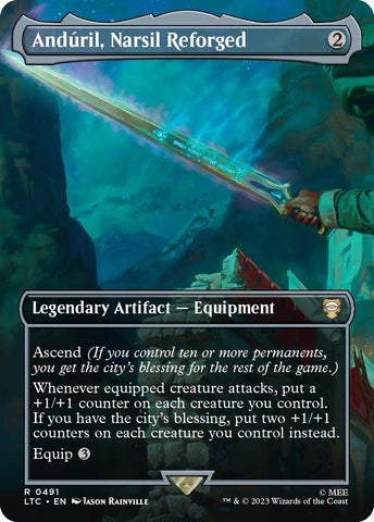 Anduril, Narsil Reforged (Borderless) [The Lord of the Rings: Tales of Middle-Earth Commander]