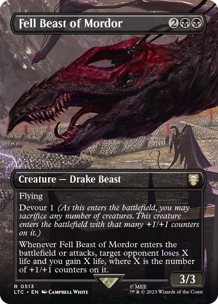 Fell Beast of Mordor Borderless (513) [LTC]