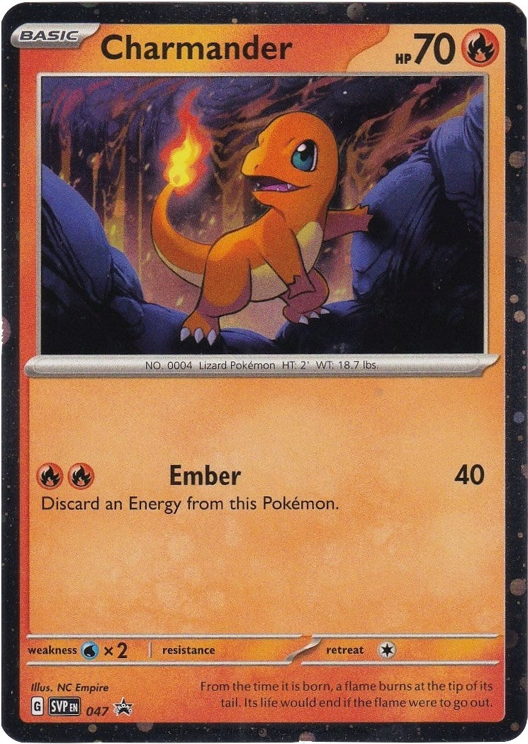Charmander - 047 (Cosmos Holo) (047) (SV: Scarlet & Violet Promo Cards)