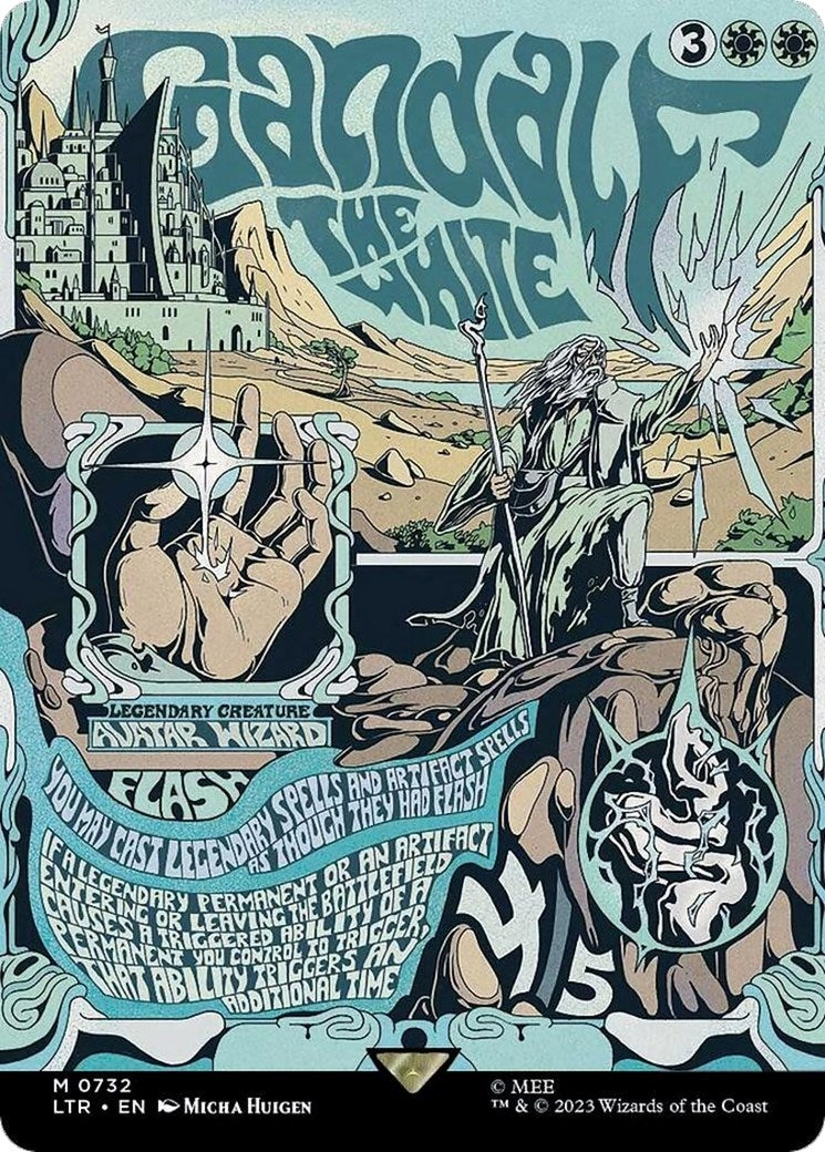 Gandalf the White Borderless Poster (732) [LTR]