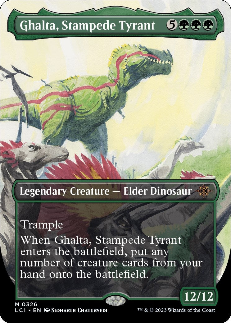 Ghalta Stampede Tyrant Borderless (326) [LCI]