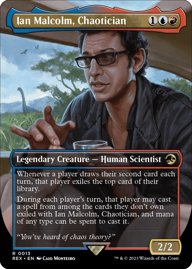Ian Malcolm Chaotician Borderless (13) [REX]