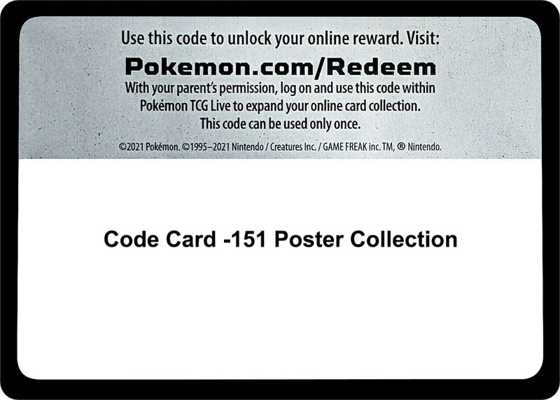Code Card 151 Poster Collection [MEW]