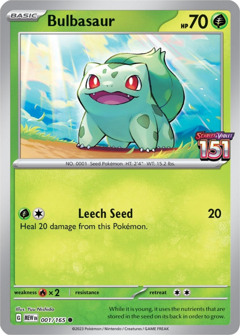 Bulbasaur 001 165 Best Buy Exclusive (001/165) [MCAP]