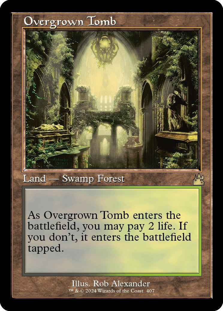 Overgrown Tomb Retro Frame (407) [RVR]