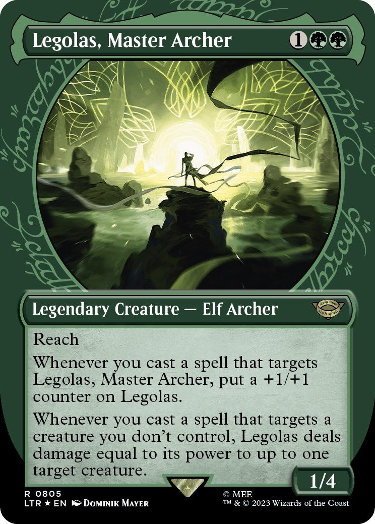 Legolas Master Archer Showcase Surge Foil (805) [LTR]