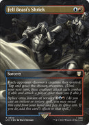Fell Beasts Shriek Borderless Surge Foil (552) [LTC]